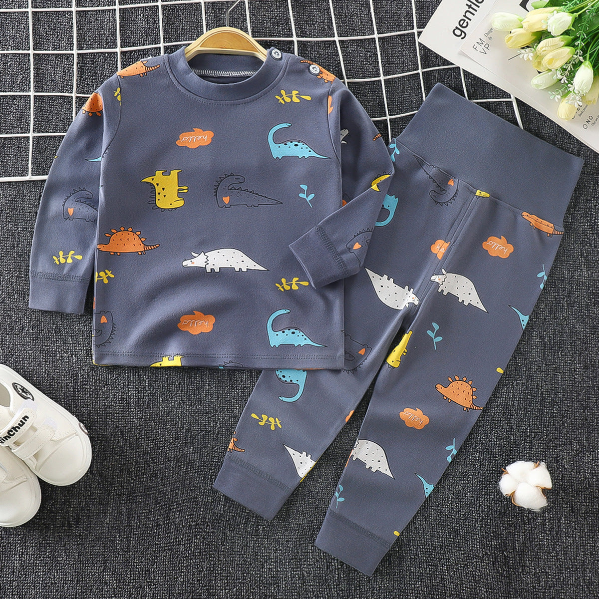 Toddler Boys And Girls Baby Autumn Clothes Long Trousers Home Service - Bambinos Boutique for boys