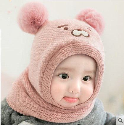 Toddler Boys And Girls Baby Woolen Hats Thickened To Keep Warm - Bambinos Boutique for boys