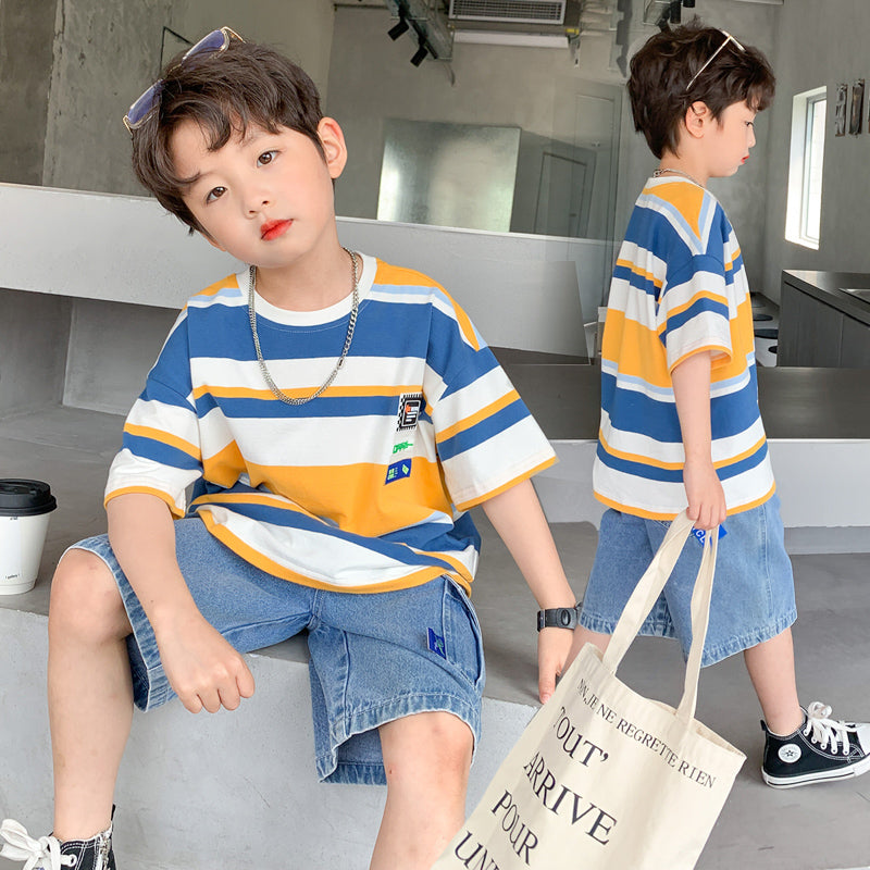 Boys Summer Casual T-Shirt Shorts Set - Bambinos Boutique for boys